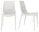 Lumina Outdoor Patio Chair, Set of 2, White