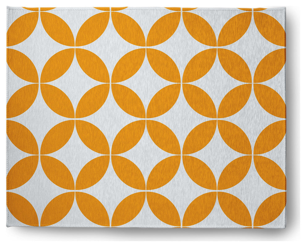 Eye Opener Spring Chenille Rug, Mango, 8'x10'