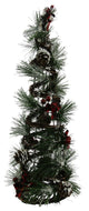 21" Christmas Wire Cone Tree With  LED Lights