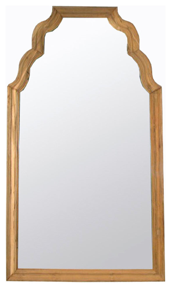 Noir Furniture, Teak Floor Mirror