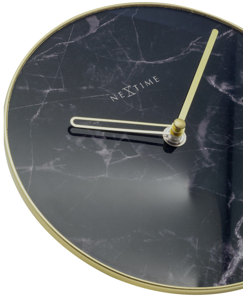 NeXtime Marble Tabletop Clock with Stand