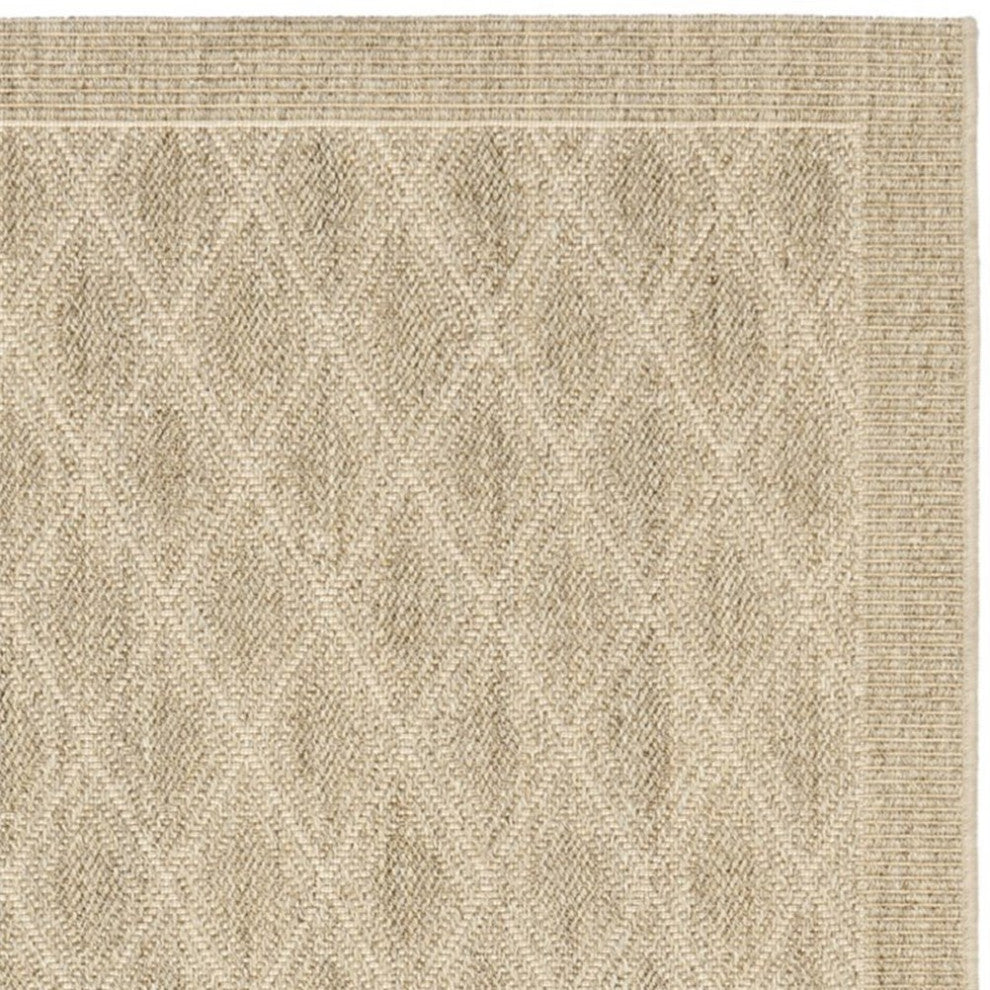 Safavieh Palm Beach 3' X 5' Power Loomed Sisal and Jute Rug in Sand