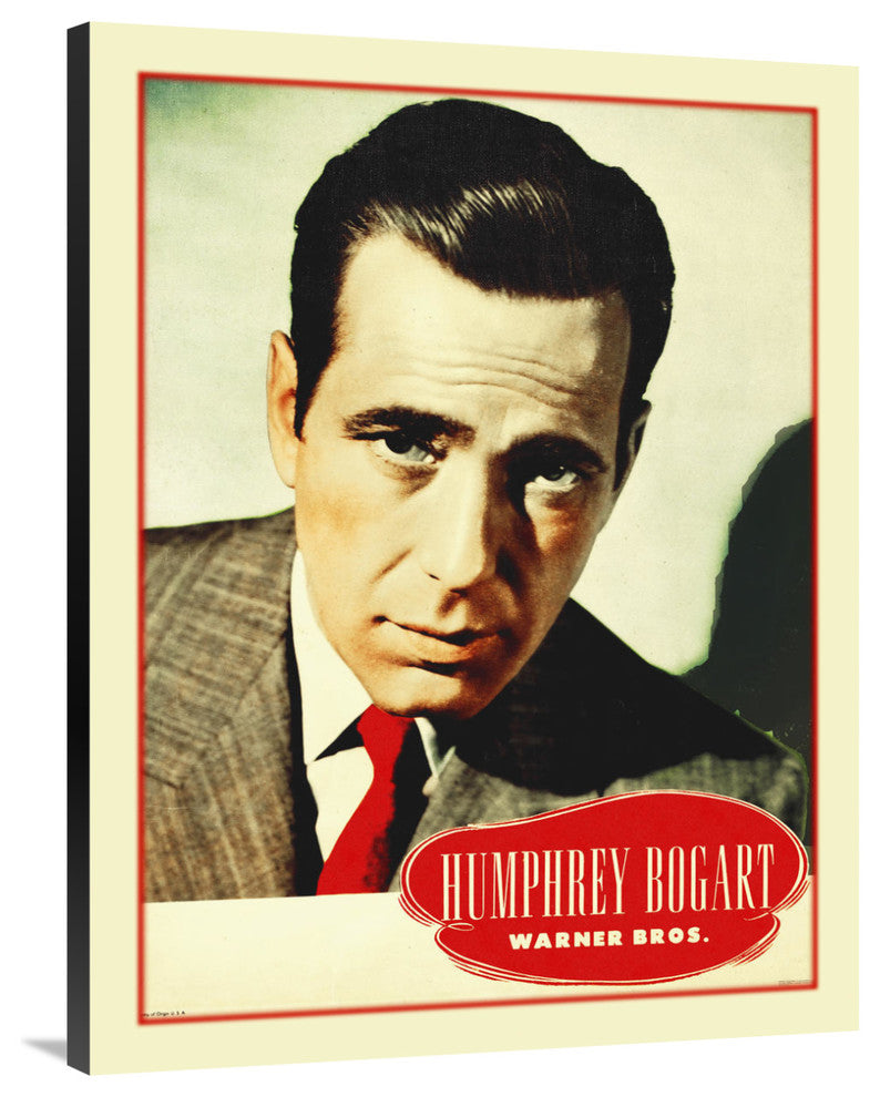 "Bogart" Stretched Canvas Giclee by Hollywood Photo Archive, 31x40"