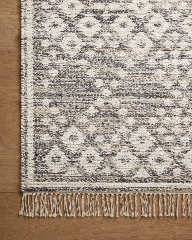 Angela Rose x Loloi Rivers Denim / Ivory 5'-0" x 7'-6" Area Rug