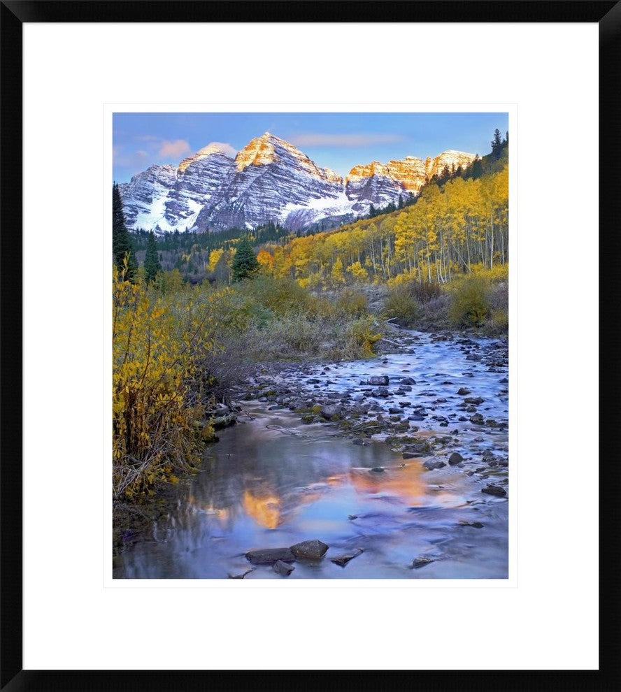 "Maroon Bells and Maroon Creek, Colorado"  by Tim Fitzharris, 21x24"
