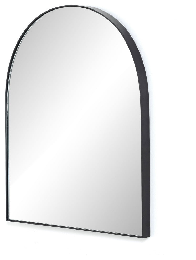 Georgina Wide Mirror-Iron Matte Black