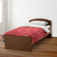 Pink Star Pattern Twin Brushed Poly Duvet Cover
