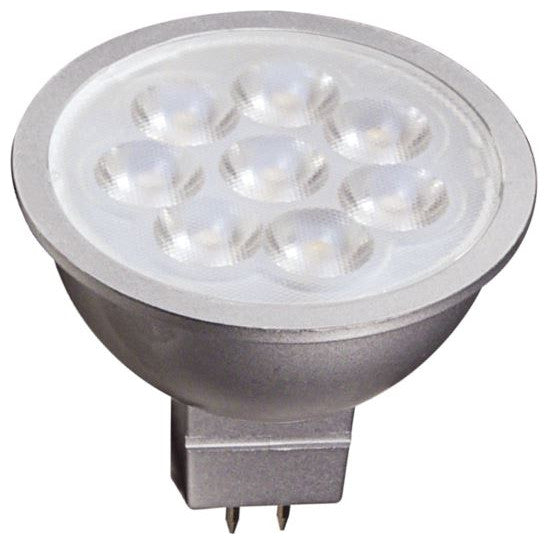 6.5W, MR16 LED, 3000K, GU5.3 Base, 25 deg. Beam Angle, 12V
