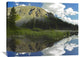 "Palmyra Peak Reflected In Alta Lake, Colorado" Artwork, 40" x 30"
