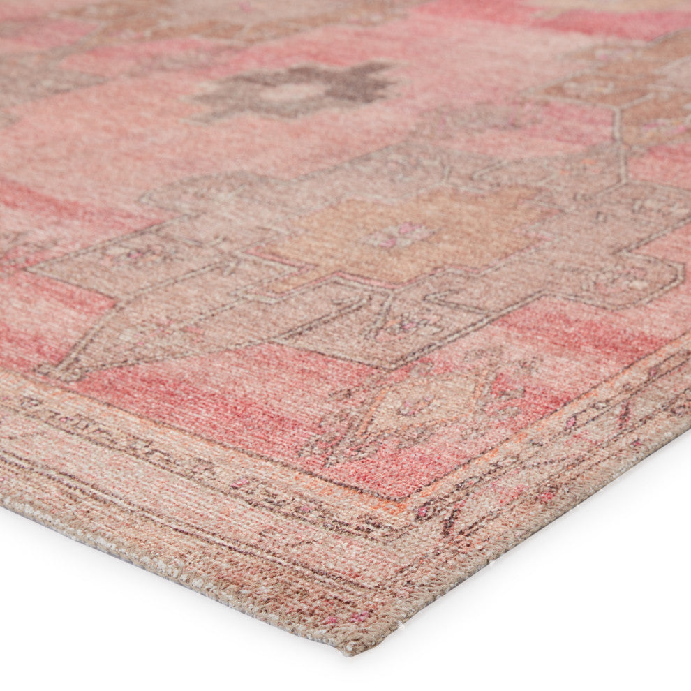 Vibe by Jaipur Living Faron Medallion Pink/Tan Rug, 2'6"x10'