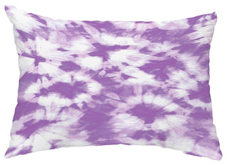 Chillax 14"x20" Decorative Abstract Outdoor Pillow, Purple