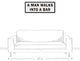 A Man Walks Into A Bar Framed Canvas Wall Art, 36"x12"