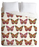 Deny Designs Bianca Green Butterflies Fly Duvet Cover - Lightweight