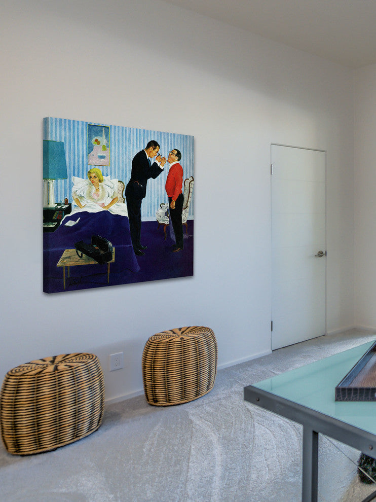 "House Call" Painting Print on Canvas by George Hughes