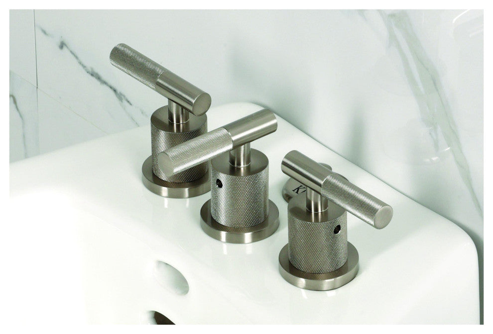 Kingston Brass KB632.KNL Convergent 1.5 GPM Widespread Bidet - Matte Black