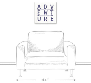 Adventure Arrows 16x16 Canvas Wall Art