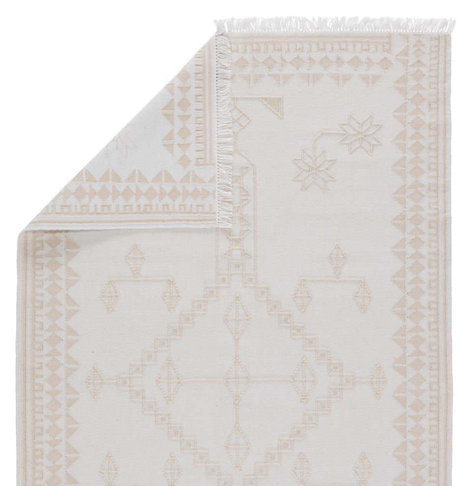 Jaipur Living Ollin Indoor/ Outdoor Medallion White/ Cream Area Rug, 8'10"x11'9"