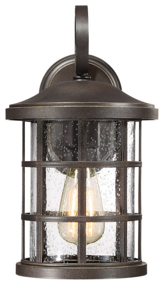 Quoizel CSE8408 Crusade 1 Light 14" Tall Outdoor Lantern Style - Earth Black