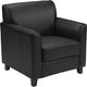 HERCULES Diplomat Series Black LeatherSoft Chair