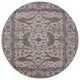 Ahgly Company Indoor Round Mid-Century Modern Area Rugs, 7' Round