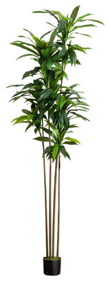 8ft. Artificial Dracaena Tree With Real Touch Leaves