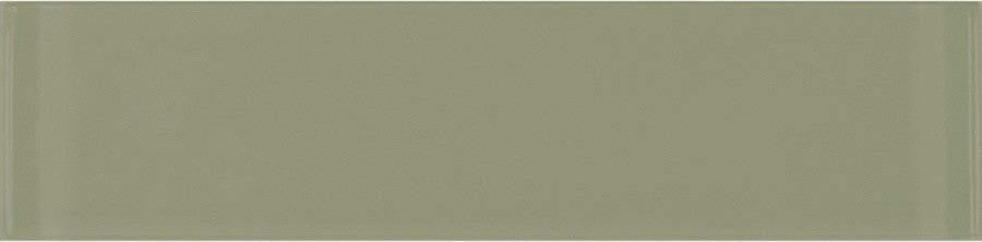 Metro 3"x 12" Glass Subway Tile,Glossy Jade Green, Set of 40