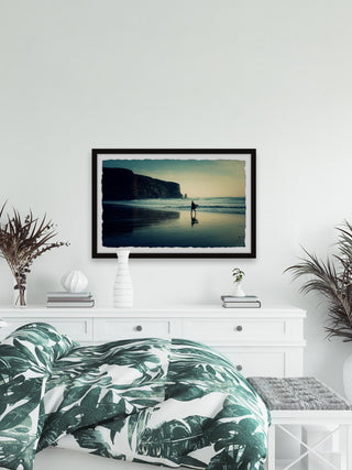 "Surf It Out" Framed Painting Print, 12x8