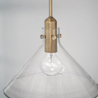 Capital Lighting 345811 Greer 14"W Pendant - Aged Brass