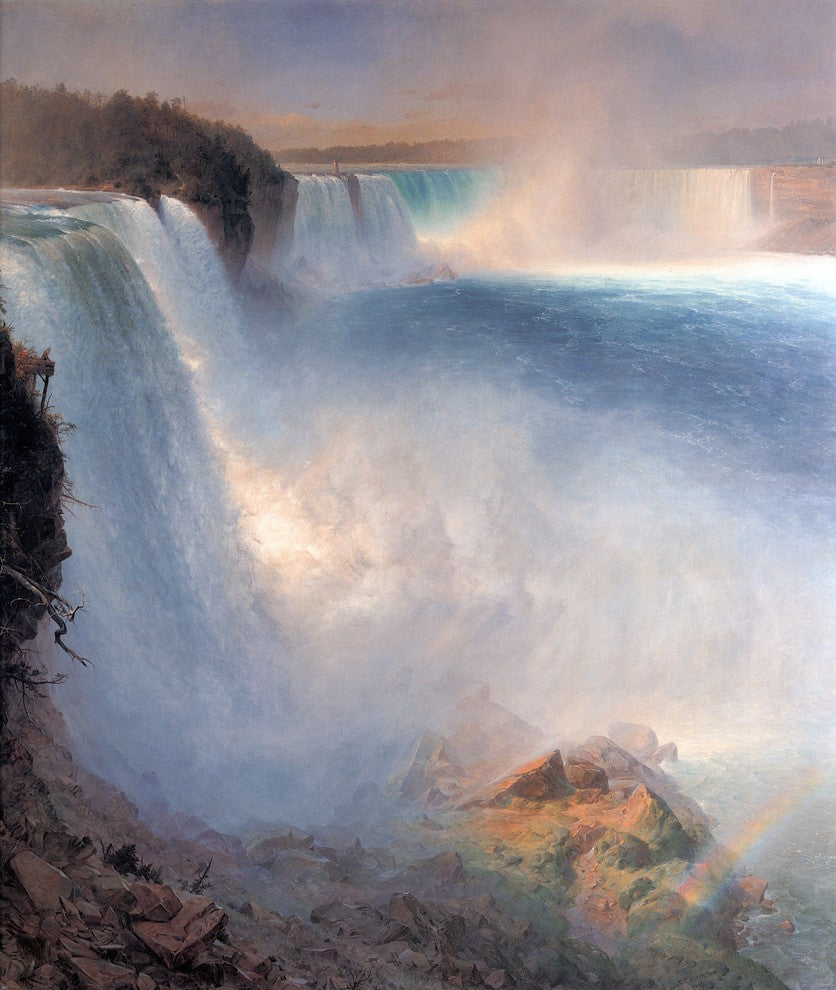 Frederic Edwin Church Niagara Falls from the American Side Wall Decal