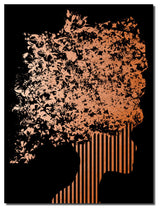 Wall Decor 'Gilt Mod XIII' in ArtPlexi, 16"x20"