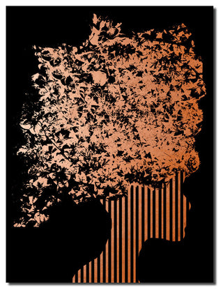 Wall Decor 'Gilt Mod XIII' in ArtPlexi, 16"x20"