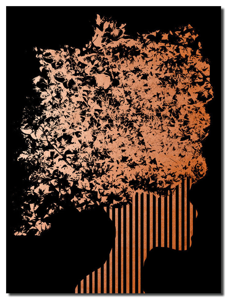 Wall Decor 'Gilt Mod XIII' in ArtPlexi, 16"x20"