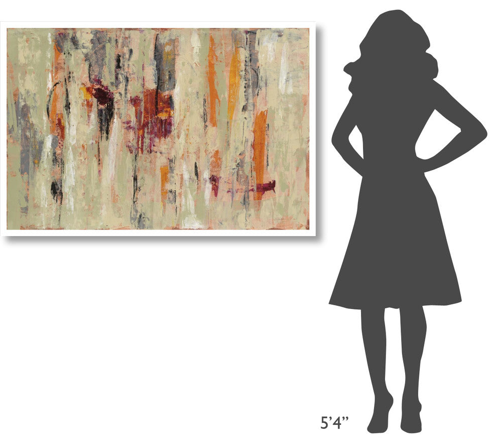 "Graffiti Wall I" Digital Paper Print by Silvia Vassileva, 50"x34"