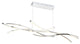 Divergence 64" LED Chandelier, Chrome