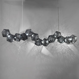 Riddle LED Linear Pendant 3000K, Black