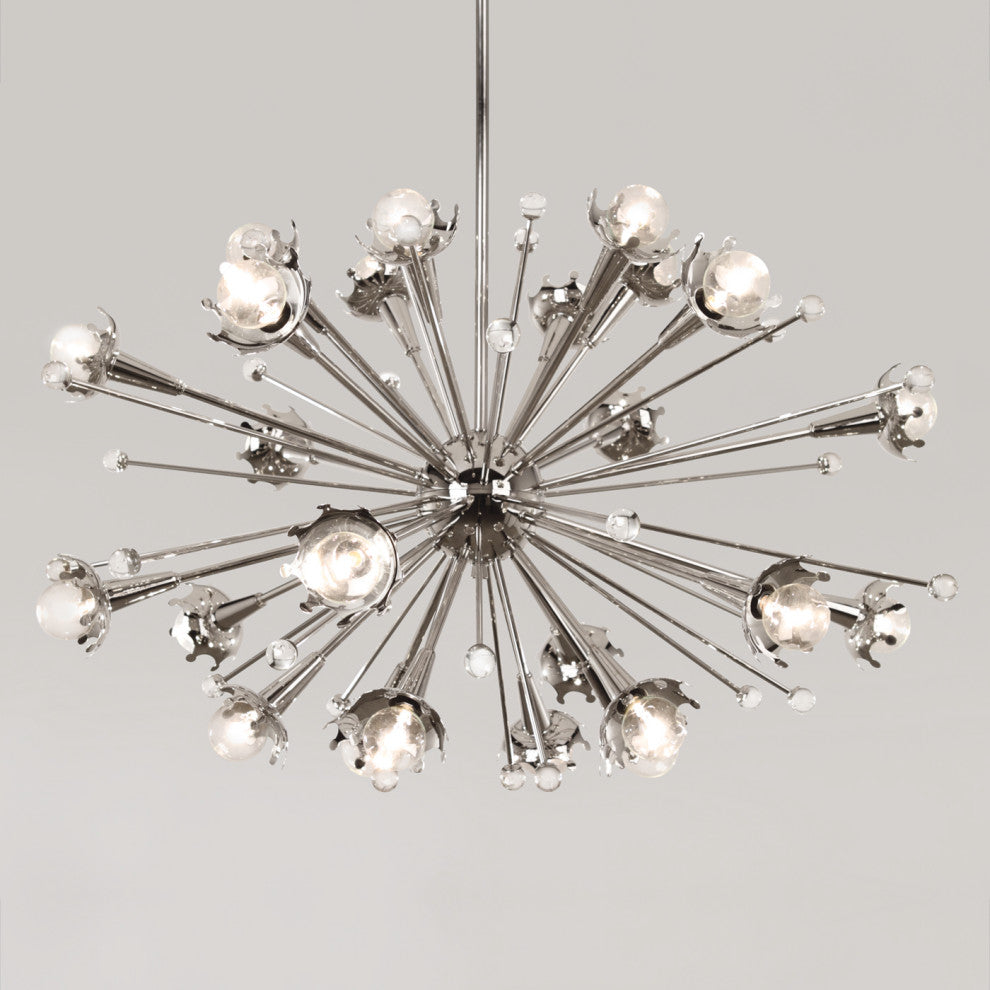 Sputnik Chandelier, Nickel