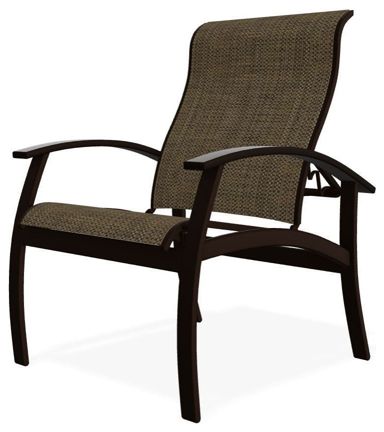 Belle Isle Sling Adjustable Outdoor Dining Chair, Beacon/Kona
