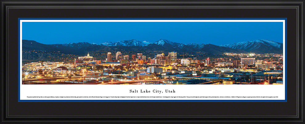 Salt Lake City, Utah, Deluxe Frame