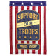 Flag Support Our Troops 13x18