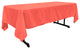 LA Linen Rectangular  Polyester Poplin Tablecloth, Coral, 60"x126"