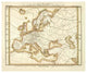 "Karte Von Europa, 1837" Digital Paper Print by Heinrich Berghaus, 38"x32"