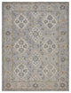 8" x 10" Blue and Tan Traditional Area Rug