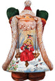 Hand Painted Children Fun Santa