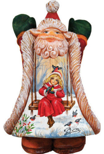 Hand Painted Children Fun Santa