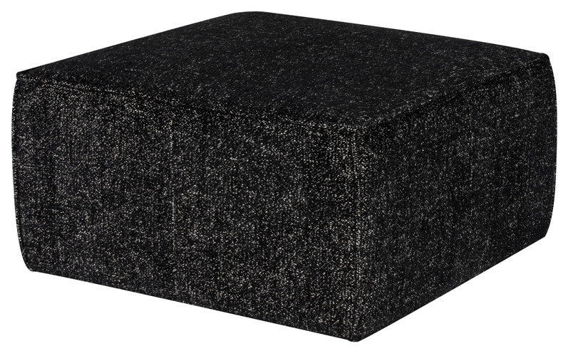 Santina Salt & Pepper Fabric Sofa Ottoman
