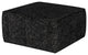 Santina Salt & Pepper Fabric Sofa Ottoman