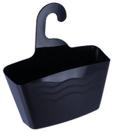 Hanging Shower Caddy Organizer, Plastic Basket, Black
