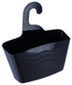 Hanging Shower Caddy Organizer, Plastic Basket, Black
