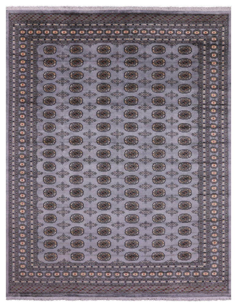8' 4" X 10' 10" Silky Bokhara Hand-Knotted Wool Rug - Q15628