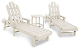 POLYWOOD Long Island Chaise 3-Piece Set, Sand